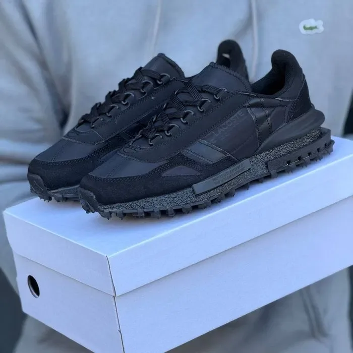 Кросівки Lacoste Elite Active T All Black premium | Кроссовки чоловічі — фото 7