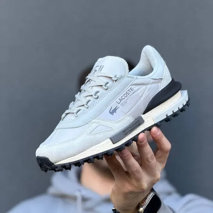 Кросівки Lacoste Elite Active T Light Grey premium | Кроссовки чоловічі жіночі — фото 2