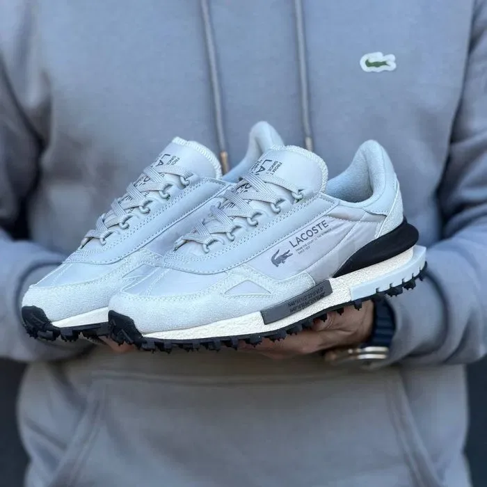 Кросівки Lacoste Elite Active T Light Grey premium | Кроссовки чоловічі жіночі — фото 3