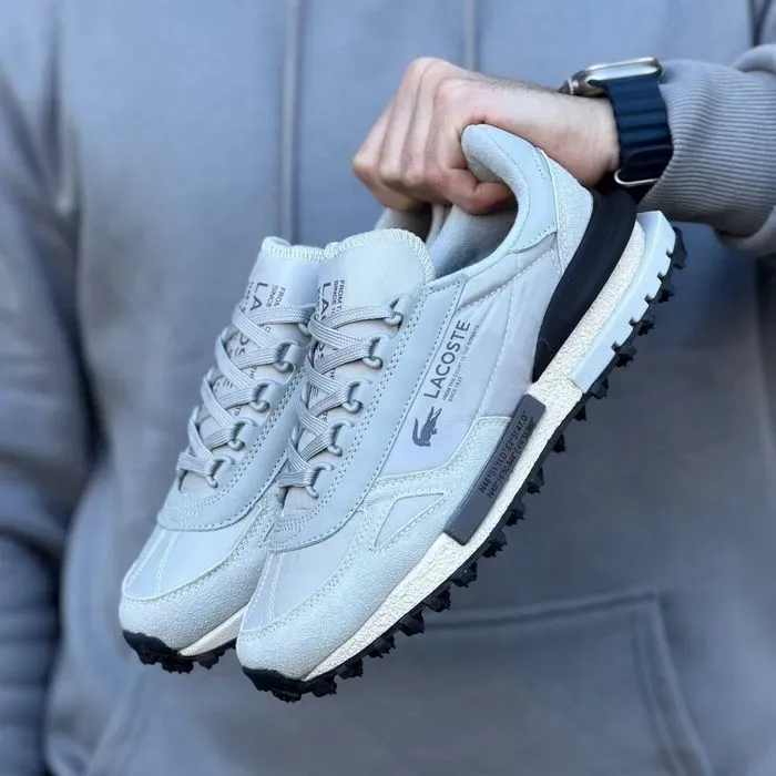 Кросівки Lacoste Elite Active T Light Grey premium | Кроссовки чоловічі жіночі — фото 6