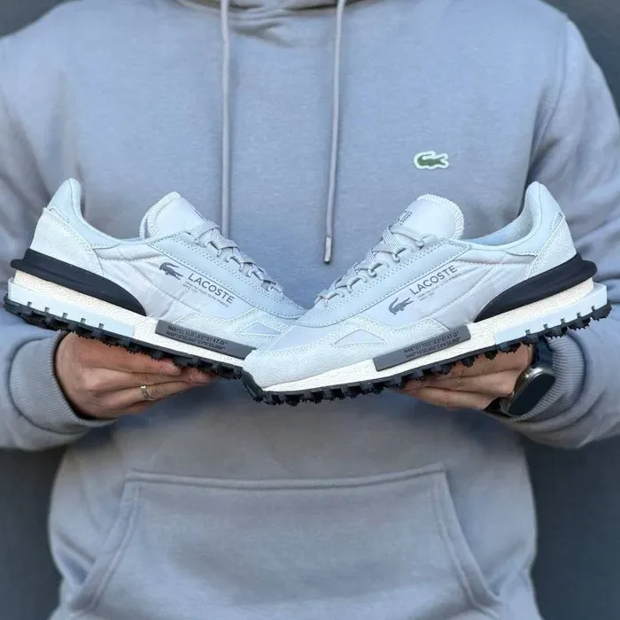 Кросівки Lacoste Elite Active T Light Grey premium | Кроссовки чоловічі жіночі — фото 7