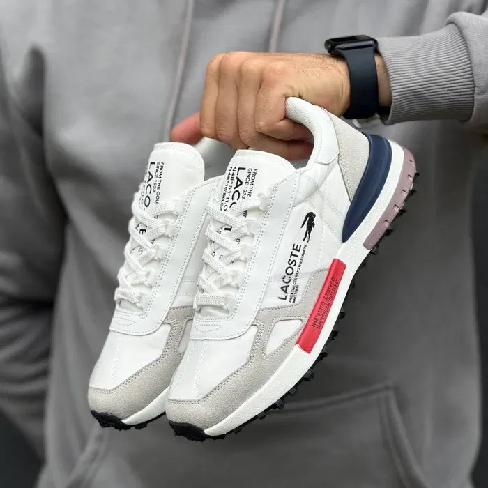 Кросівки Lacoste Elite Active T White/Grey premium | Кроссовки чоловічі — фото 4
