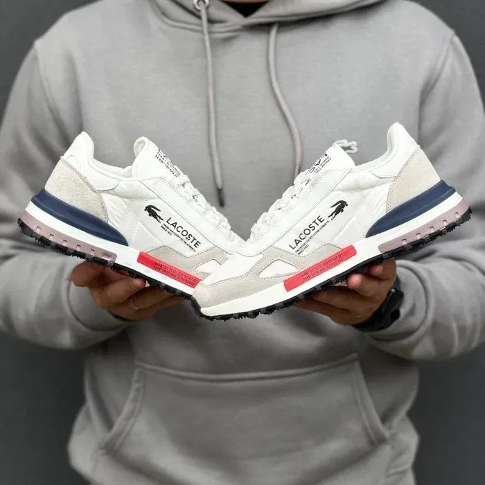 Кросівки Lacoste Elite Active T White/Grey premium | Кроссовки чоловічі — фото 7