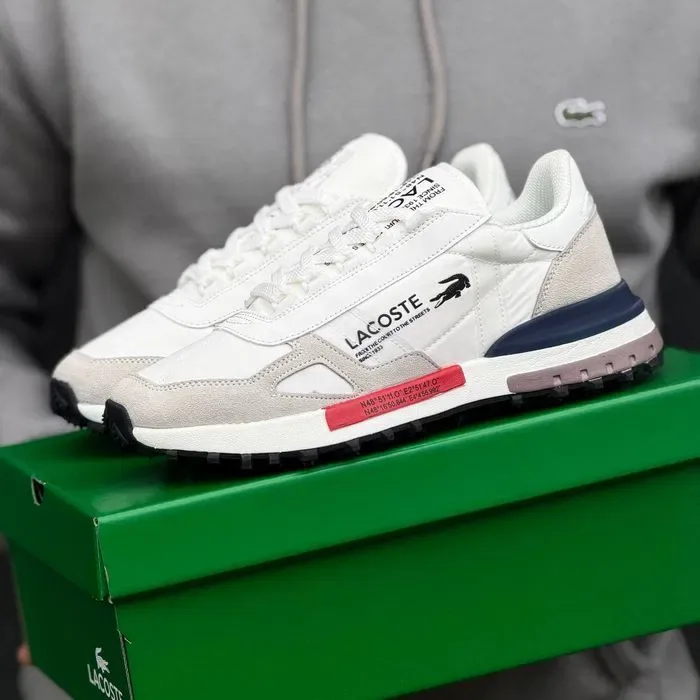 Кросівки Lacoste Elite Active T White/Grey premium | Кроссовки чоловічі — фото 8