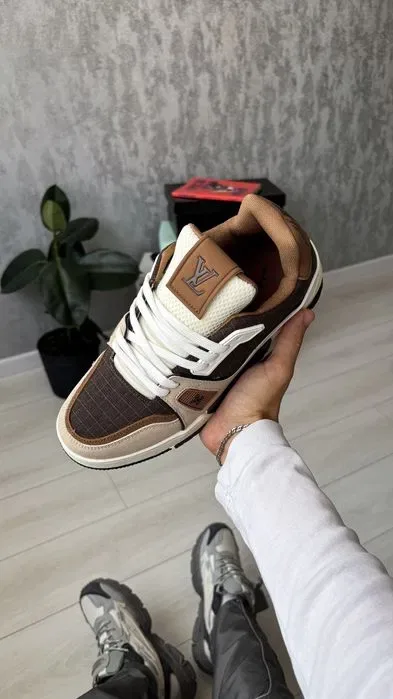 Кросівки Louis Vuitton LV Trainer Outdoor Brown premium | Кроссовки чоловічі — фото 6