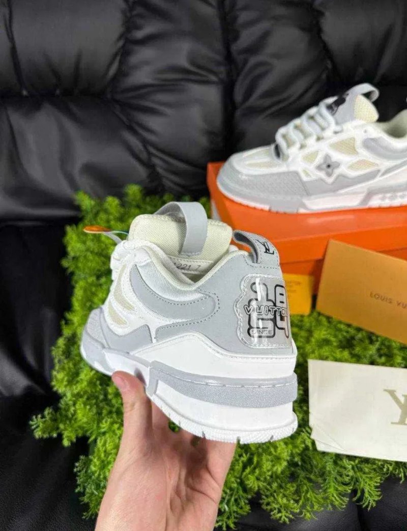 Кросівки Louis Vuitton Skate Sneaker Grey сірі луї вітон лв скейт — фото 4