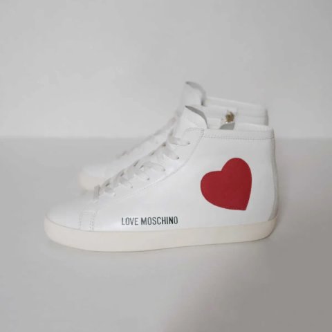 Кросівки Love Moschino Hi Top leather 38 розмір оригінал нова пара