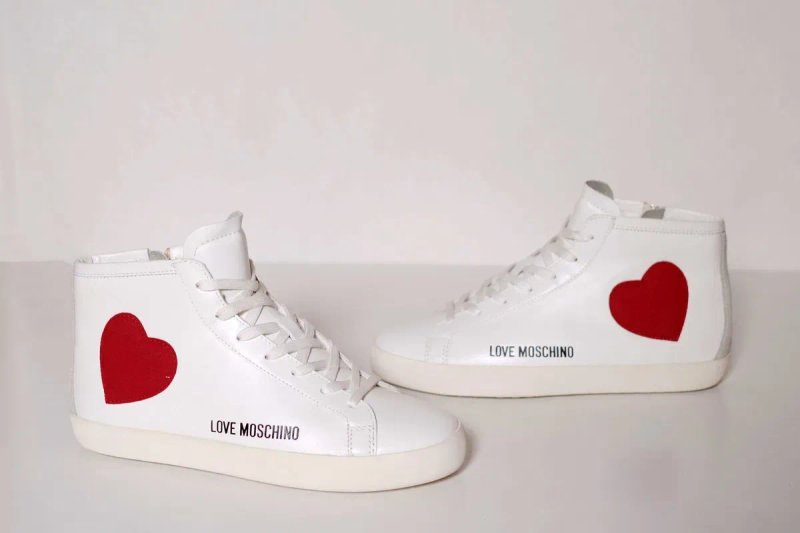 Кросівки Love Moschino Hi Top leather 38 розмір оригінал нова пара — фото 3