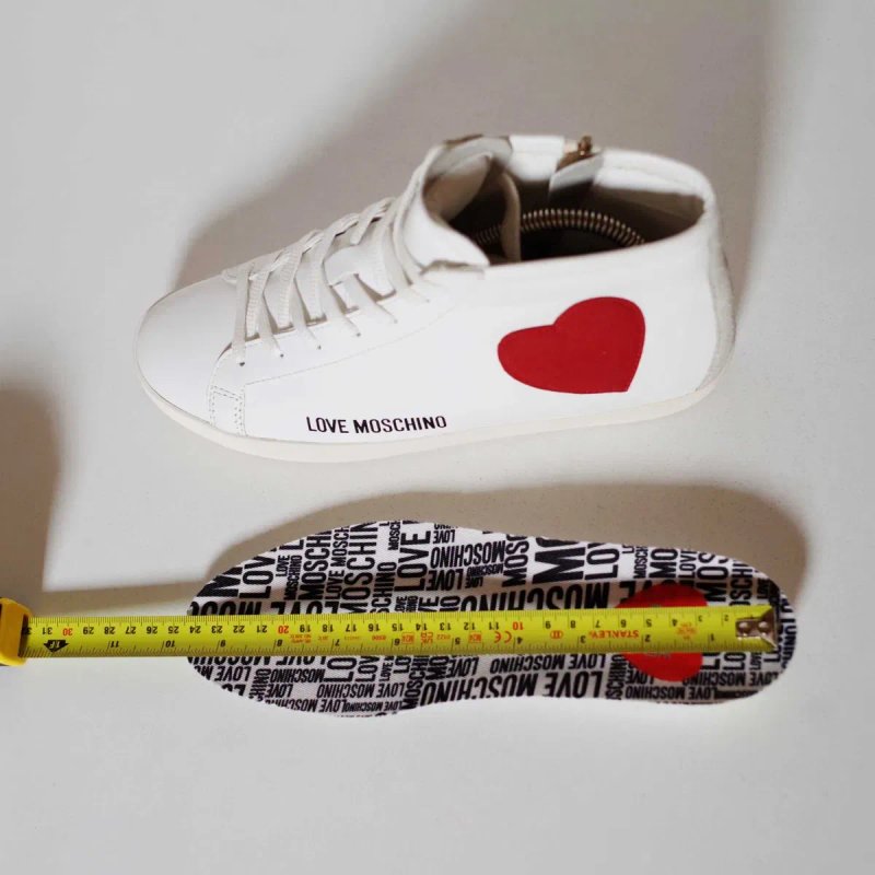 Кросівки Love Moschino Hi Top leather 38 розмір оригінал нова пара — фото 8