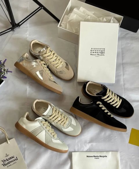Кросівки Maison Margiela Replica Мейсон Марджела Реплика Топ Сірі Чорні