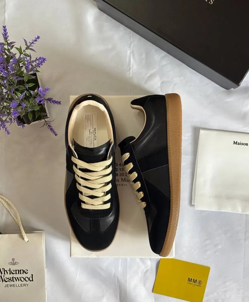 Кросівки Maison Margiela Replica Мейсон Марджела Реплика Топ Сірі Чорні — фото 4