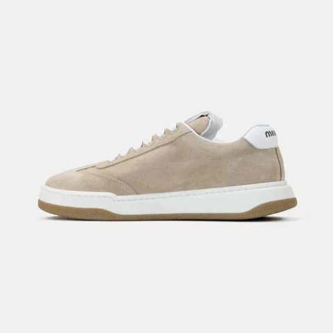 Кросівки Miu Miu Beige White Platform (люкс якість) | Кроссовки жіночі