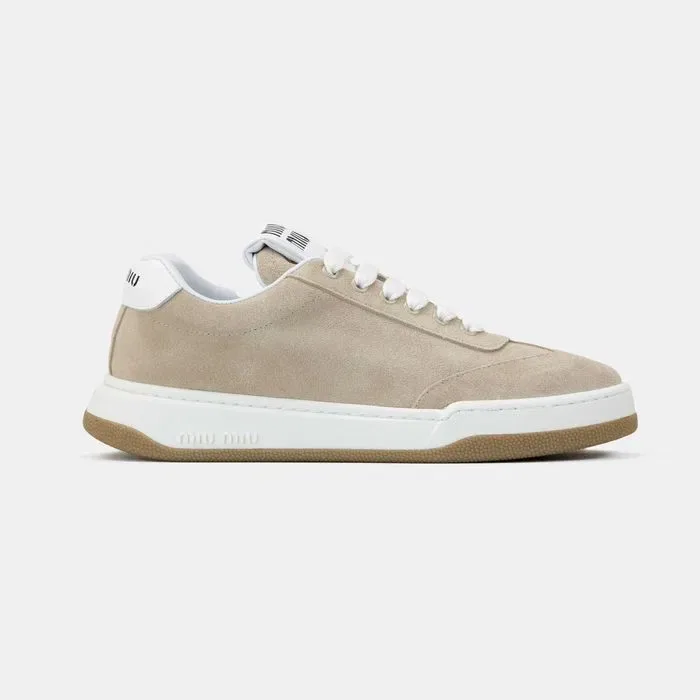Кросівки Miu Miu Beige White Platform (люкс якість) | Кроссовки жіночі — фото 2