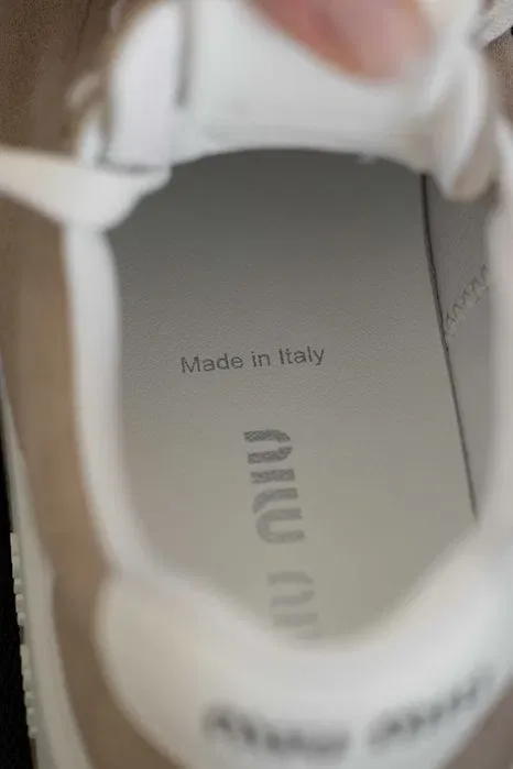 Кросівки Miu Miu Beige White Platform (люкс якість) | Кроссовки жіночі — фото 8