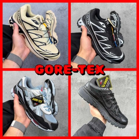 Кросівки на Gore-TEX та термопідкладці на осінь / єврозиму Salomon/Asics/Nike | Унісекс | Розміри 36 - 45 | Гортекс