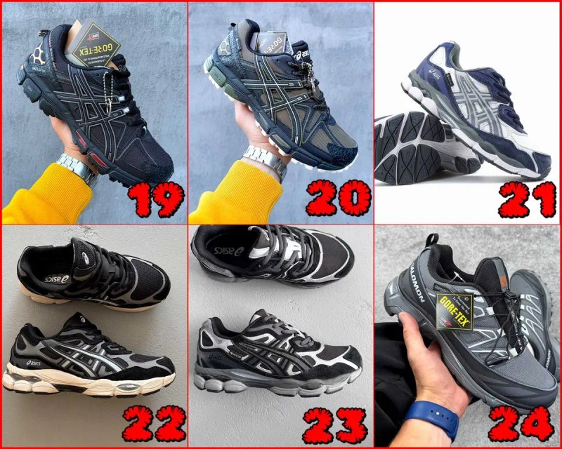 Кросівки на Gore-TEX та термопідкладці на осінь / єврозиму Salomon/Asics/Nike | Унісекс | Розміри 36 - 45 | Гортекс — фото 5