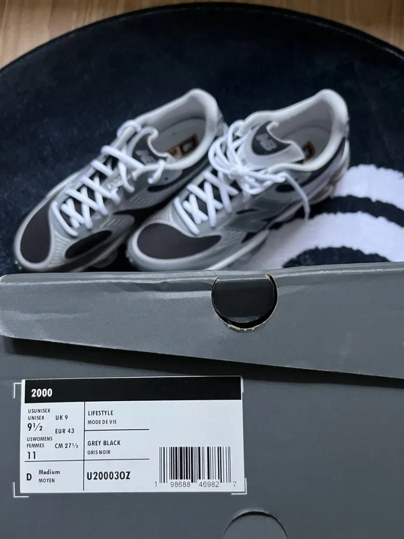 Кросівки New Balance 2000 Grey/White  ОРИГІНАЛ U20003OZ  43 (27.5) — фото 3