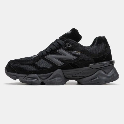 Кросівки New Balance 9060 Cordura Triple Black premium | Кроссовки чоловічі жіночі