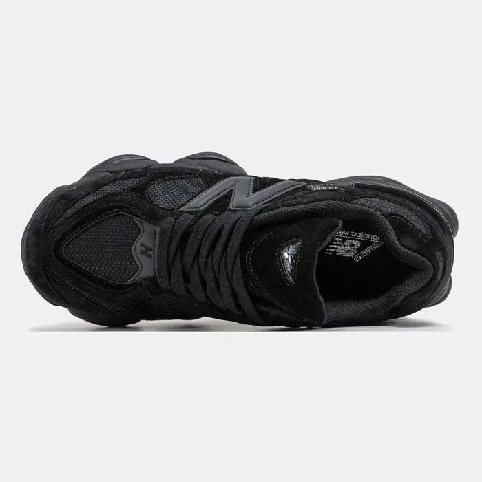 Кросівки New Balance 9060 Cordura Triple Black premium | Кроссовки чоловічі жіночі — фото 3