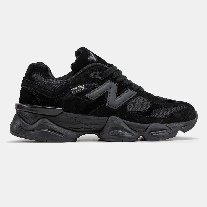 Кросівки New Balance 9060 Cordura Triple Black premium | Кроссовки чоловічі жіночі — фото 4