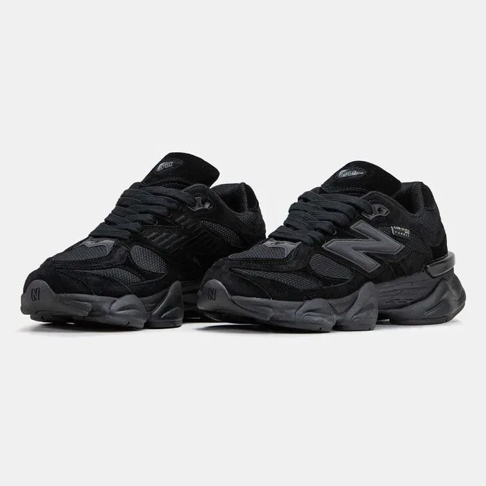 Кросівки New Balance 9060 Cordura Triple Black premium | Кроссовки чоловічі жіночі — фото 6
