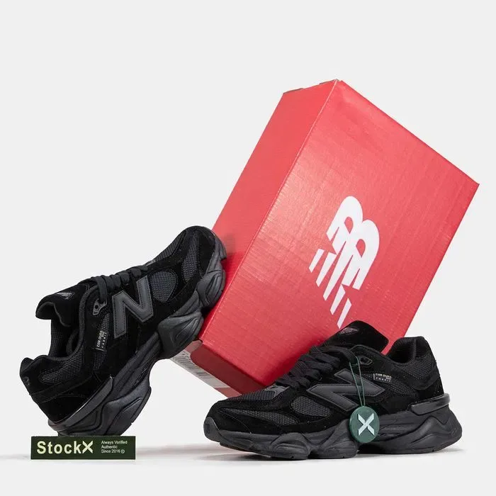 Кросівки New Balance 9060 Cordura Triple Black premium | Кроссовки чоловічі жіночі — фото 8