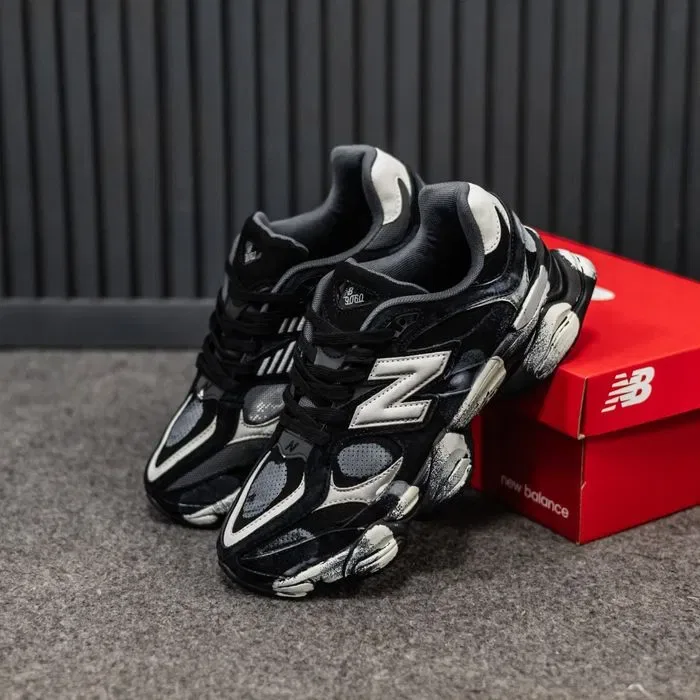 Кросівки New Balance 9060 Dirty Black premium | Кроссовки жіночі чоловічі — фото 7