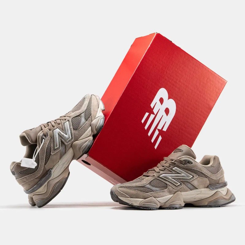 Кросівки New Balance 9060 Mushroom premium | Кроссовки чоловічі жіночі — фото 8