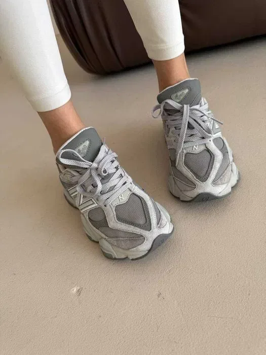 Кросівки New Balance 9060 Silver Grey premium | Кроссовки жіночі чоловічі — фото 2