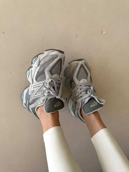 Кросівки New Balance 9060 Silver Grey premium | Кроссовки жіночі чоловічі — фото 3