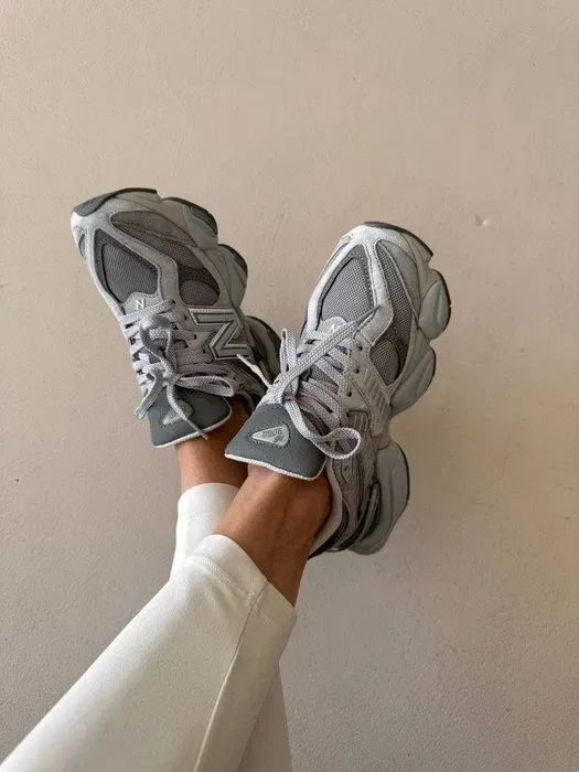 Кросівки New Balance 9060 Silver Grey premium | Кроссовки жіночі чоловічі — фото 5