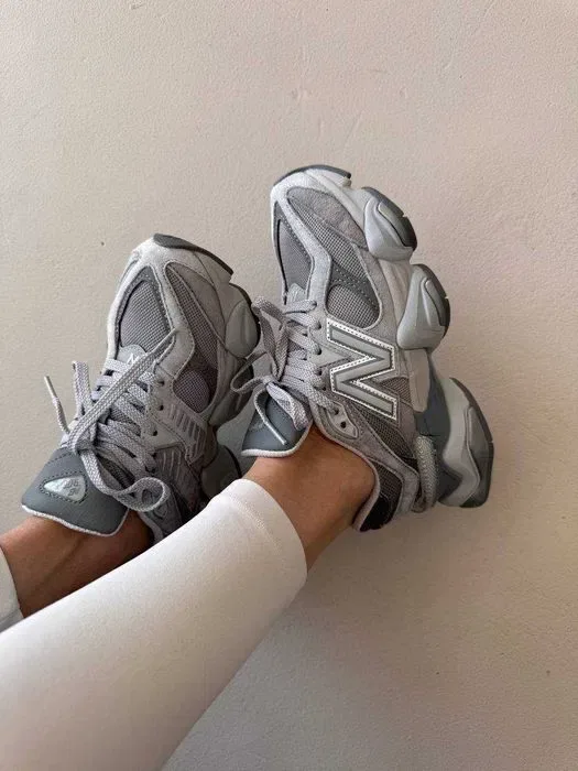 Кросівки New Balance 9060 Silver Grey premium | Кроссовки жіночі чоловічі — фото 6