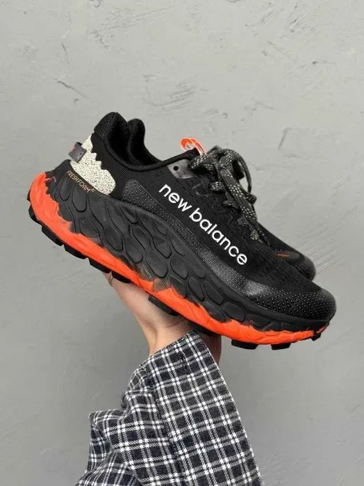 Кросівки New Balance Fresh Foam X More Trail v3 Black/Orange premium | Кроссовки чоловічі жіночі — фото 6