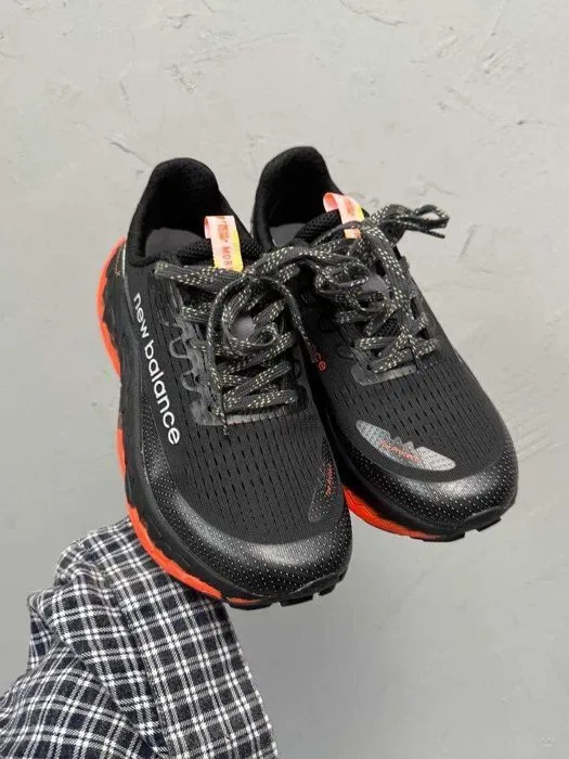 Кросівки New Balance Fresh Foam X More Trail v3 Black/Orange premium | Кроссовки чоловічі жіночі — фото 7