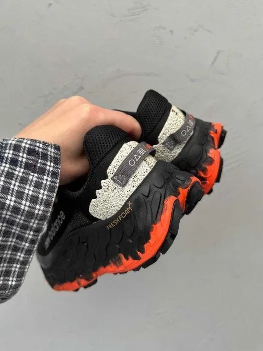 Кросівки New Balance Fresh Foam X More Trail v3 Black/Orange premium | Кроссовки чоловічі жіночі — фото 8