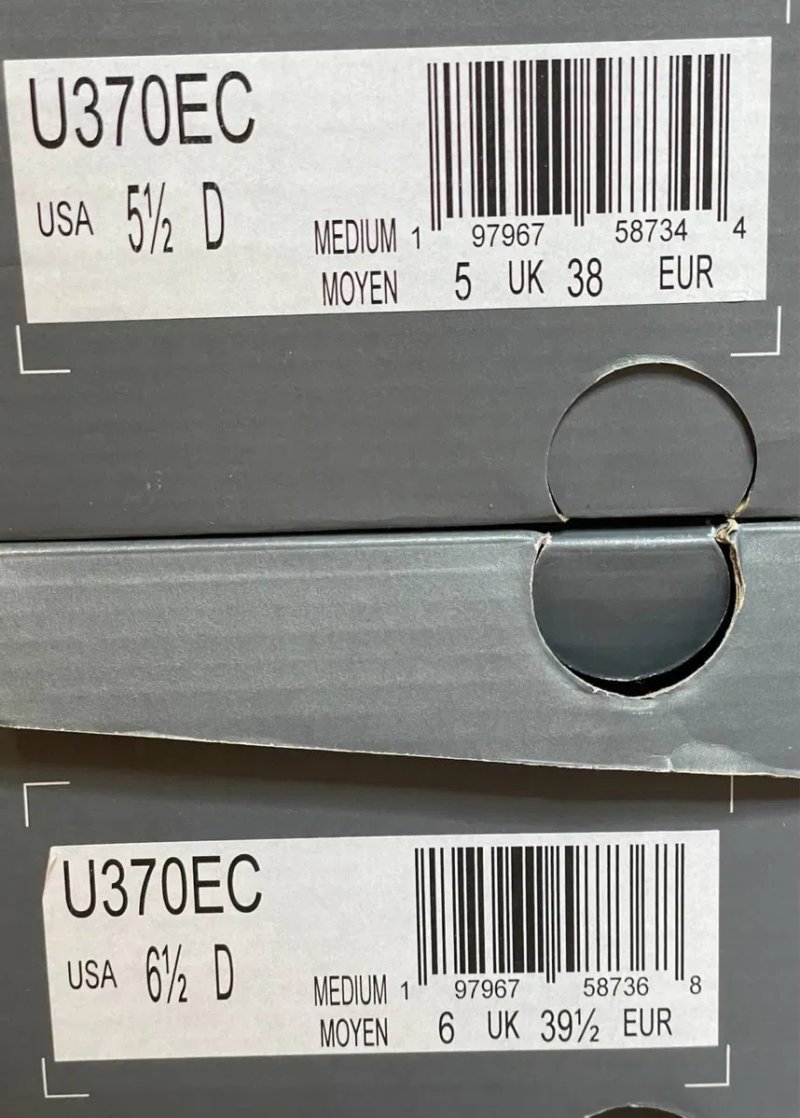Кросівки New Balance U370EC. Оригінал!!! Розмір 38, 38,5. — фото 4