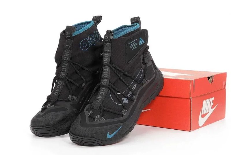 Кросівки Nike ACG Terra Antarktik Gore-Tex Black/Blue premium | Кроссовки Найк чоловічі — фото 6