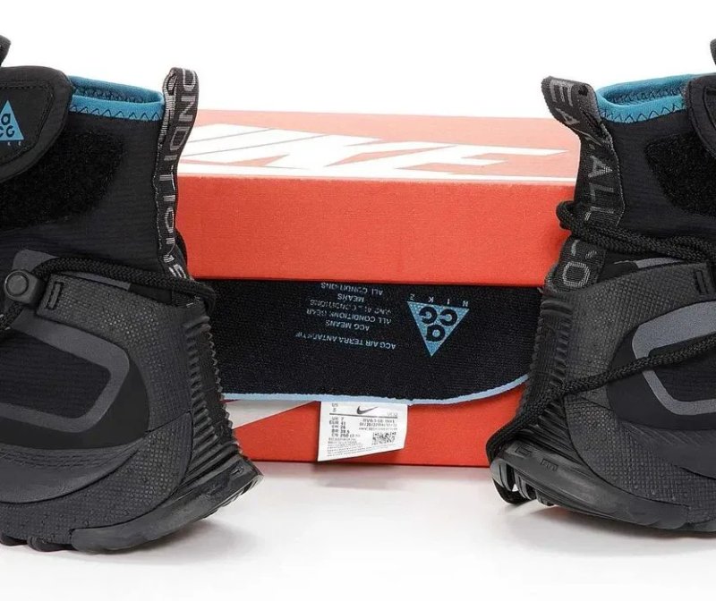 Кросівки Nike ACG Terra Antarktik Gore-Tex Black/Blue premium | Кроссовки Найк чоловічі — фото 8