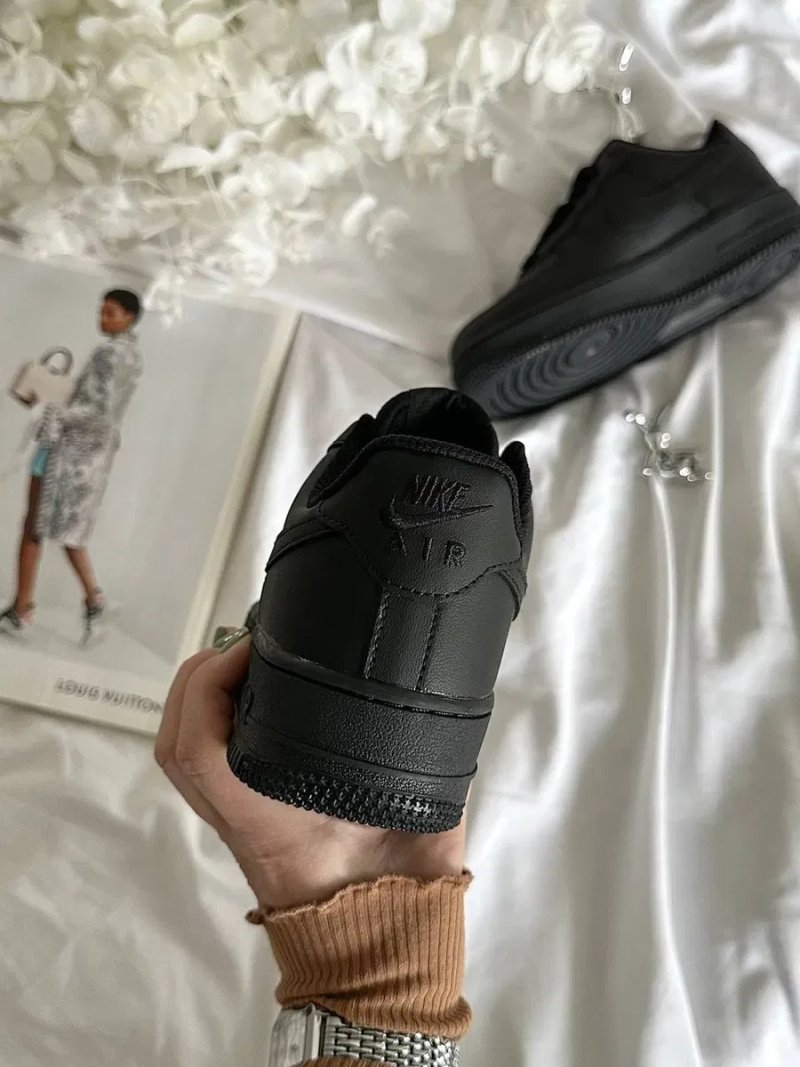 Кросівки Nike Air Force 1 чорні р.37-46, унісекс,  В'єтнам,  люкс — фото 6