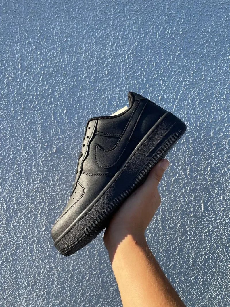 Кросівки Nike Air Force 1 чорні р.37-46, унісекс,  В'єтнам,  люкс — фото 7