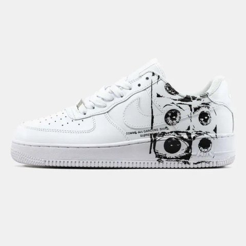 Кросівки Nike Air Force 1 Low Comme des Garçons Supreme White Luxe | Кроссовки Найк чоловічі жіночі