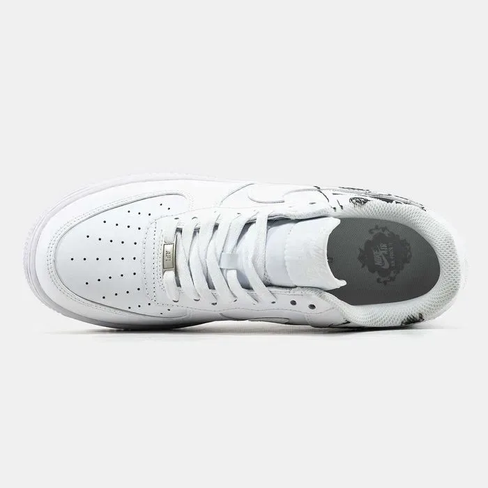 Кросівки Nike Air Force 1 Low Comme des Garçons Supreme White Luxe | Кроссовки Найк чоловічі жіночі — фото 3