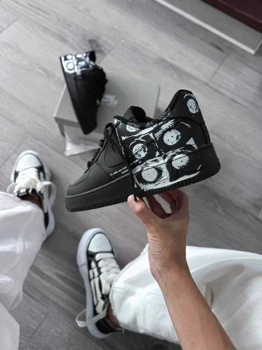 Кросівки Nike Air Force 1 Low х  Comme des Garçons Supreme premium | Кроссовки Найк чоловічі жіночі — фото 2