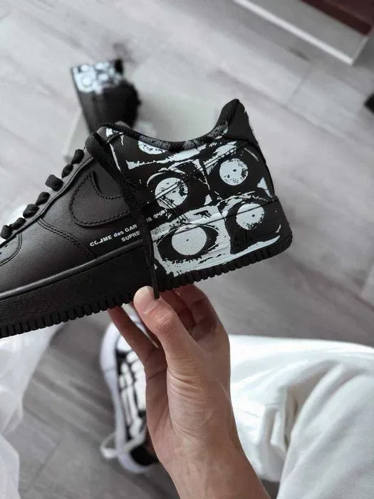 Кросівки Nike Air Force 1 Low х  Comme des Garçons Supreme premium | Кроссовки Найк чоловічі жіночі — фото 3