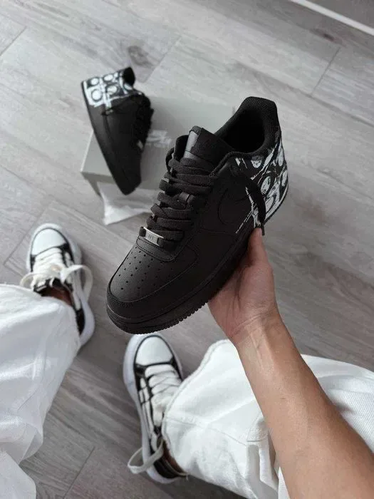 Кросівки Nike Air Force 1 Low х  Comme des Garçons Supreme premium | Кроссовки Найк чоловічі жіночі — фото 6