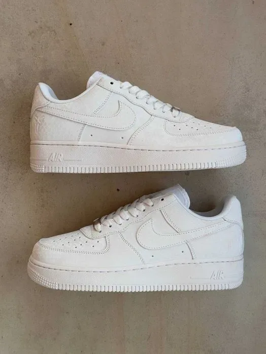 Кросівки Nike Air Force 1 Low x Kobe Bryant x Forever White premium | Кроссовки Найк чоловічі жіночі — фото 7