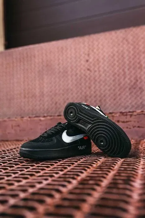 Кросівки Nike Air Force 1 x OFF-White Premium Black | Кроссовки Найк чоловічі — фото 2