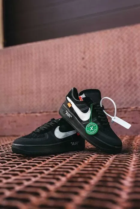 Кросівки Nike Air Force 1 x OFF-White Premium Black | Кроссовки Найк чоловічі — фото 3