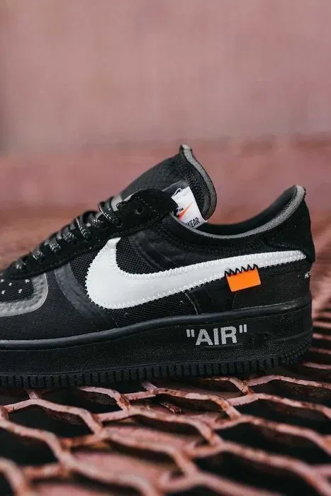 Кросівки Nike Air Force 1 x OFF-White Premium Black | Кроссовки Найк чоловічі — фото 8