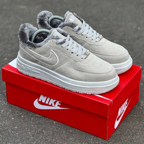 Кросівки Nike air force Suede Winter , чоловічі зимові кросівки , взуття зимове чоловіче